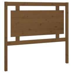 vidaXL Cabecero de cama madera maciza pino marrón miel 105,5x4x100 cm