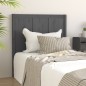 vidaXL Cabecero de cama madera maciza de pino gris 80,5x4x100 cm vidaXL Cabecero de cama madera maciza de pino gris 80,5x4x100 cm