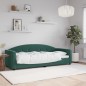 vidaXL Sofá cama terciopelo verde oscuro 80x200 cm vidaXL Sofá cama terciopelo verde oscuro 80x200 cm