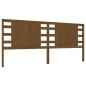 vidaXL Cabecero madera maciza de pino marrón miel 141x4x100 cm vidaXL Cabecero madera maciza de pino marrón miel 141x4x100 cm