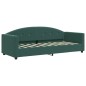 vidaXL Sofá cama terciopelo verde oscuro 80x200 cm vidaXL Sofá cama terciopelo verde oscuro 80x200 cm