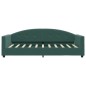 vidaXL Sofá cama terciopelo verde oscuro 80x200 cm vidaXL Sofá cama terciopelo verde oscuro 80x200 cm