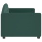 vidaXL Sofá cama terciopelo verde oscuro 80x200 cm vidaXL Sofá cama terciopelo verde oscuro 80x200 cm