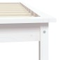 vidaXL Estructura de cama madera maciza de pino blanco 75x190 cm vidaXL Estructura de cama madera maciza de pino blanco 75x190 cm