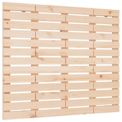 vidaXL Cabecero de cama de pared madera maciza de pino 81x3x91,5 cm
