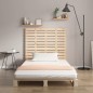 vidaXL Cabecero de cama de pared madera maciza de pino 81x3x91,5 cm vidaXL Cabecero de cama de pared madera maciza de pino 81x3x91,5 cm