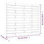 vidaXL Cabecero de cama de pared madera maciza de pino 81x3x91,5 cm vidaXL Cabecero de cama de pared madera maciza de pino 81x3x91,5 cm