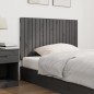 vidaXL Cabecero de cama de pared madera maciza pino gris 108x3x60 cm vidaXL Cabecero de cama de pared madera maciza pino gris 108x3x60 cm