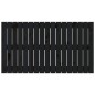 vidaXL Cabecero de cama de pared madera maciza pino negro 108x3x60 cm vidaXL Cabecero de cama de pared madera maciza pino negro 108x3x60 cm