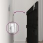 vidaXL Cabecero de cama de pared madera maciza pino negro 108x3x60 cm vidaXL Cabecero de cama de pared madera maciza pino negro 108x3x60 cm