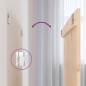 vidaXL Cabecero de cama de pared madera maciza de pino 108x3x90 cm vidaXL Cabecero de cama de pared madera maciza de pino 108x3x90 cm
