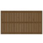 vidaXL Cabecero cama pared madera maciza pino marrón miel 159,5x3x90cm