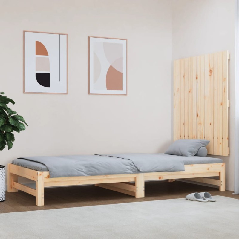 vidaXL Cabecero de cama de pared madera maciza de pino 82,5x3x90 cm vidaXL Cabecero de cama de pared madera maciza de pino 82,5x3x90 cm