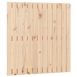 vidaXL Cabecero de cama de pared madera maciza de pino 82,5x3x90 cm