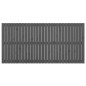vidaXL Cabecero de cama de pared madera maciza pino gris 185x3x90 cm vidaXL Cabecero de cama de pared madera maciza pino gris 185x3x90 cm