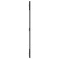 vidaXL Cabecero de cama de pared madera maciza pino gris 82,5x3x110 cm
