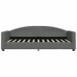 vidaXL Sofá cama tela gris oscuro 90x200 cm