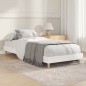 vidaXL Estructura de cama madera contrachapada blanco brillo 75x190 cm vidaXL Estructura de cama madera contrachapada blanco brillo 75x190 cm