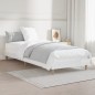 vidaXL Estructura de cama madera contrachapada blanco brillo 75x190 cm vidaXL Estructura de cama madera contrachapada blanco brillo 75x190 cm