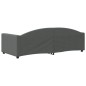 vidaXL Sofá cama tela gris oscuro 90x200 cm