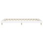 vidaXL Estructura de cama madera contrachapada blanco brillo 75x190 cm vidaXL Estructura de cama madera contrachapada blanco brillo 75x190 cm