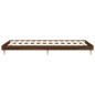 vidaXL Estructura de cama madera contrachapada roble marrón 75x190 cm vidaXL Estructura de cama madera contrachapada roble marrón 75x190 cm