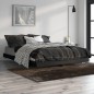 vidaXL Estructura de cama de madera contrachapada negra 140x190 cm vidaXL Estructura de cama de madera contrachapada negra 140x190 cm