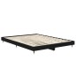 vidaXL Estructura de cama de madera contrachapada negra 140x190 cm vidaXL Estructura de cama de madera contrachapada negra 140x190 cm