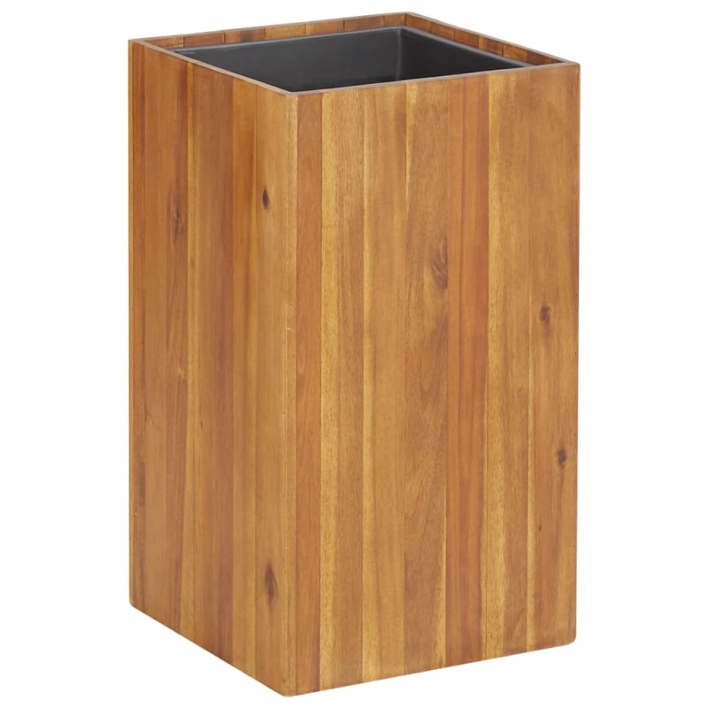 vidaXL Arriate de madera maciza de acacia 33,5x33,5x60 cm vidaXL Arriate de madera maciza de acacia 33,5x33,5x60 cm