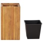 vidaXL Arriate de madera maciza de acacia 33,5x33,5x60 cm vidaXL Arriate de madera maciza de acacia 33,5x33,5x60 cm