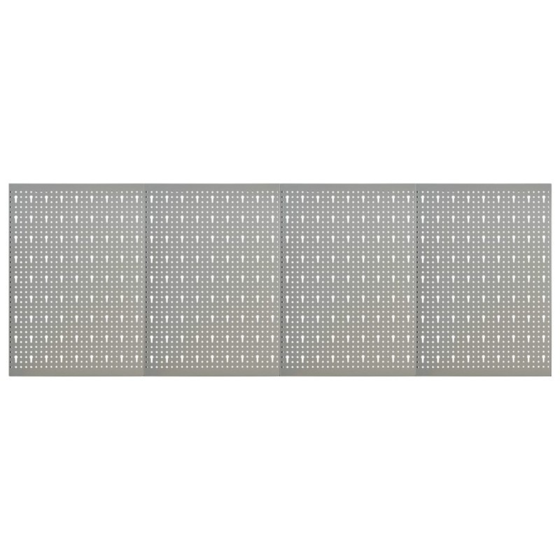 vidaXL Tableros de clavijas para pared 4 unidades acero 40x58 cm vidaXL Tableros de clavijas para pared 4 unidades acero 40x58 cm