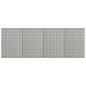 vidaXL Tableros de clavijas para pared 4 unidades acero 40x58 cm vidaXL Tableros de clavijas para pared 4 unidades acero 40x58 cm