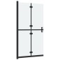 vidaXL Mampara de ducha plegable vidrio ESG esmerilado 90x190 cm vidaXL Mampara de ducha plegable vidrio ESG esmerilado 90x190 cm