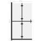 vidaXL Mampara de ducha plegable vidrio ESG esmerilado 90x190 cm vidaXL Mampara de ducha plegable vidrio ESG esmerilado 90x190 cm