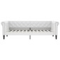 vidaXL Sofá cama cuero sintético blanco 80x200 cm vidaXL Sofá cama cuero sintético blanco 80x200 cm