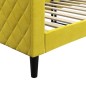 vidaXL Sofá cama terciopelo amarillo 80x200 cm vidaXL Sofá cama terciopelo amarillo 80x200 cm