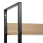vidaXL Estantería de 4 niveles madera ingeniería roble 60x27,6x124,5cm vidaXL Estantería de 4 niveles madera ingeniería roble 60x27,6x124,5cm