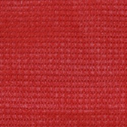 vidaXL Persiana enrollable de jardín HDPE rojo 140x230 cm