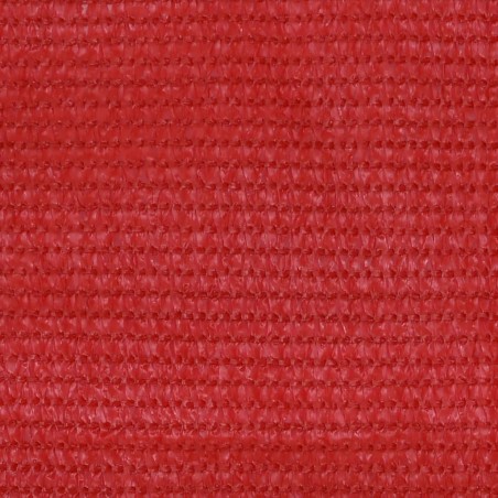 vidaXL Persiana enrollable de jardín HDPE rojo 140x230 cm