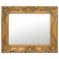 vidaXL Espejo de pared estilo barroco dorado 50x40 cm