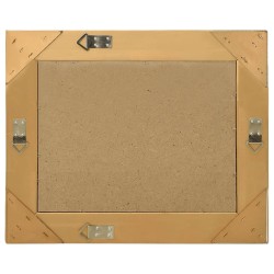 vidaXL Espejo de pared estilo barroco dorado 50x40 cm
