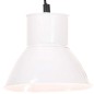 vidaXL Lámpara colgante redonda 25 W blanca 17 cm E27