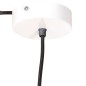 vidaXL Lámpara colgante redonda 25 W blanca 17 cm E27
