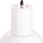 vidaXL Lámpara colgante redonda 25 W blanca 17 cm E27