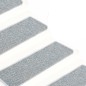 vidaXL Alfombrilla autoadhesiva escalera sisal 15 uds azul 65x21x4 cm vidaXL Alfombrilla autoadhesiva escalera sisal 15 uds azul 65x21x4 cm