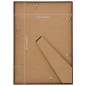 vidaXL Marcos de fotos collage de mesa 3 uds bronce MDF 15x21 cm