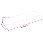 vidaXL Estante de pared madera maciza de roble sin tratar 60x20x6 cm vidaXL Estante de pared madera maciza de roble sin tratar 60x20x6 cm