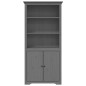 vidaXL Librería BODO madera maciza de pino gris 80x40x172 cm vidaXL Librería BODO madera maciza de pino gris 80x40x172 cm