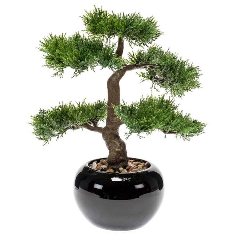 Emerald Bonsai cedro artificial verde 34 cm 420003 Emerald Bonsai cedro artificial verde 34 cm 420003