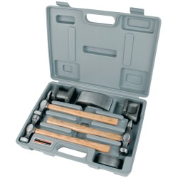Brüder Mannesmann Set de herramientas láminas metálicas 7 piezas 20700